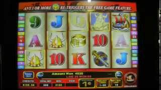 KONAMI HERCULITE SLOT MACHINE quotNordic Questquot Bonus Round [upl. by Riggs784]