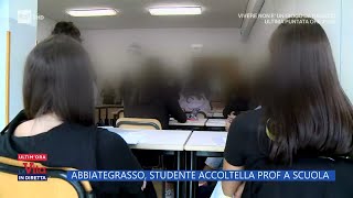 Abbiategrasso studente accoltella la professoressa a scuola  La Vita in diretta  29052023 [upl. by Maloy700]