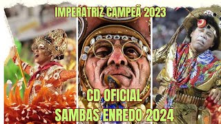 CD SAMBAS ENREDO CARNAVAL 2024 OFICIAL  Rio de Janeiro GRUPO ESPECIAL [upl. by Einaffyt505]