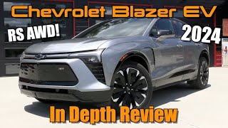 2024 Chevrolet Blazer EV RS AWD Start Up Test Drive amp In Depth Review [upl. by Ibmab]