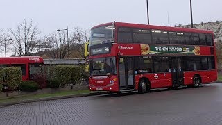 96 Full London Bus Route Bluewater  Woolwich Stagecoach Part 1 [upl. by Aissirac]