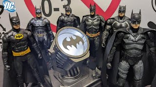 McFarlane DC Multiverse BATMAN THE ULTIMATE MOVIE COLLECTION 6 Pack Unboxing and Review [upl. by Eimaj]