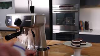 Simply Great Coffee with Sunbeam Mini Barista Coffee Espresso Machine EM4300 [upl. by Aynuat652]