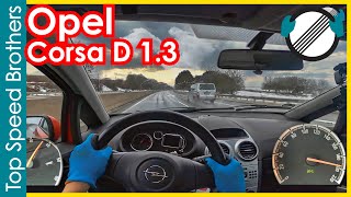 Opel Corsa D 13 CDTI ecoFLEX 2014 AUTOBAHN POV TOP SPEED 🚀 [upl. by Lirrehs]