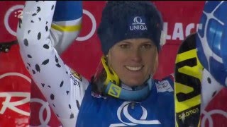 Veronika VelezZuzulová gana la Copa del Mundo femenina de esquí alpino [upl. by Akinas890]