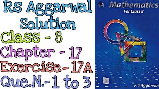 Construction of Quadrilaterals  Class 8 Exercise 17A Question 123  Rs Aggarwal  mdsirmaths [upl. by Aelem756]