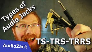 14quot and 35 mm  Types of Audio Jacks  Understanding TS TRS and TRRS Connections [upl. by Anauqes601]