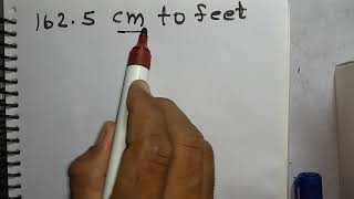 1625 cm to feet Hindi  Surendra khilery [upl. by Shannah]