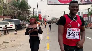 Access Bank Lagos City Marathon 2024 sport marathon boxingtraining training [upl. by Auhsohey]