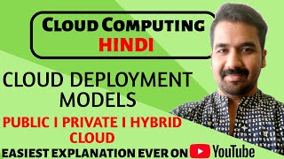 Cloud Deployment Models  Public Private and Hybrid Cloud Explained in Hindi [upl. by Dachia]