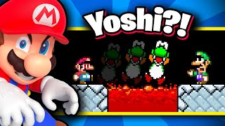 Mario but Sacrifice YOSHI to WIN [upl. by Yttisahc]