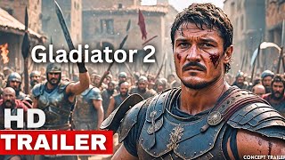 Gladiator 2 Release Date  Paramount  Denzel washington  Pedro Pascal Paul Mescal 2024 trailers [upl. by Eleonore261]