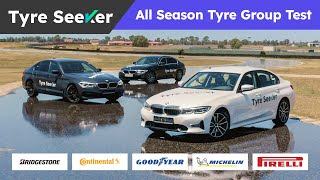 2022 All Season Tyre Group Test  Just The Results [upl. by Anneis744]