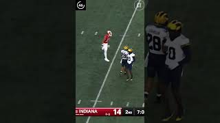 The Hoosiers down Michigan to stay UNDEFEATED [upl. by Iegres]