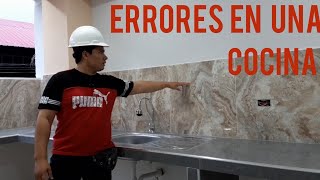 ERRORES COMUNES EN UNA COCINA [upl. by Ngo569]