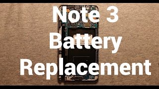 Galaxy Note 3 Battery Replacement How To Change [upl. by Caddaric783]