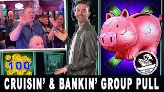 🏦 BANKIN BIG WINS 🐖 1600 Group Pull at Sea 🚢 Rudies Cruise 30 [upl. by Fisken]