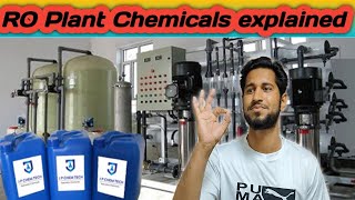 Ro plant chemicals dosing  Ro plant chemicals in hindi [upl. by Lacee467]