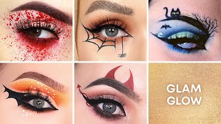 LAST MINUTE Halloween Eye Makeup Tutorials [upl. by Narba251]