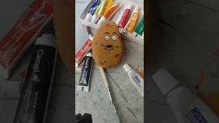 I convert stone in cute potato viralvideo youtubeshorts art diy [upl. by Ethelstan176]