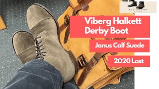 Viberg Halkett Derby Boot in Janus Calf Suede in the 2020 Last [upl. by Colwell]