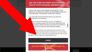 How to Delete Activision Account on ANY DEVICE [upl. by Cumings]