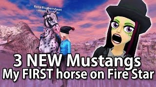 Star Stable 3 NEW MUSTANG COLOURS Buying My FIRST horse on Fire Star 🔥☆ MUSIC VIDEO [upl. by Aix162]