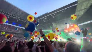 Paradise  Coldplay Live from Wembley London  August 2022 [upl. by Mikahs]