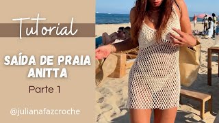 Saída de praia em crochê parte 1 [upl. by Atteve]