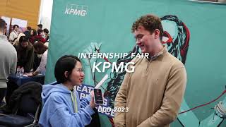 KPMG at the 2023 Internship Fair [upl. by Nawk]