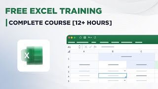 Free Excel Training  Complete Course 12 Hours [upl. by Bradleigh]