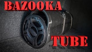 Bazooka Tube  BTA6100 review and sound test  compact subwoofer [upl. by Llerahs183]