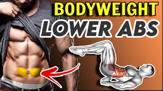 Lower Abs Bodyweight Exercises For Beginners At Home Timer  Music included [upl. by Sera]