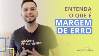 O que é margem de erro [upl. by Jorrie71]