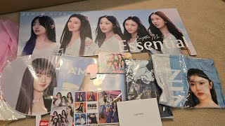 NEWJEANS ESSENTIAL BOARD LEVIS STAND OLENS PC NIKE TEE NINGNING TOWEL WONYOUNG FAN UNBOXING [upl. by Engedi573]