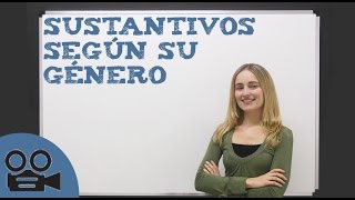 Sustantivos según su género [upl. by Aeriell736]