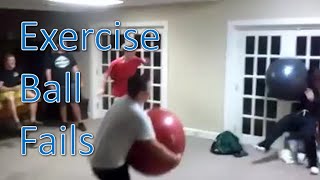 Fitness Ball Fails Compilation [upl. by Ynnad]