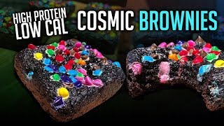 Protein Cosmic Brownies Recipe  Only 55 Cals Per Brownie [upl. by Descombes391]