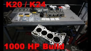 K24 Engine Build Start To Finish  The Best 4 Cylinder Ever Made [upl. by Cutlip]