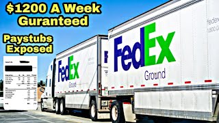 FedEx Ground Truck Drivers Pay And Full Job Breakdown  TheAsianMaiShow [upl. by Majka800]