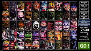 SOLO SON 50 ANIMATRONICOS  FNAF ULTIMATE CUSTOM NIGHT Gameplay Español [upl. by Anneliese]