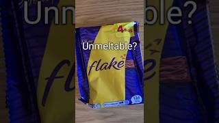 Unmeltable Chocolate 🍫 experiment flake melting opinion shorts [upl. by Eenram]