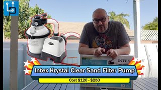 Intex Krystal Clear Sand Filter Pump [upl. by Rot510]