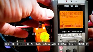 Using the Zoom H4n as a multitrack recorder [upl. by Rozella]