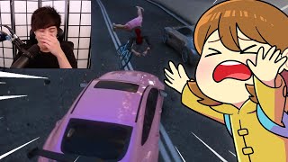 Sykkuno is the most DANGEROUS driver in GTA V [upl. by Anaerda]