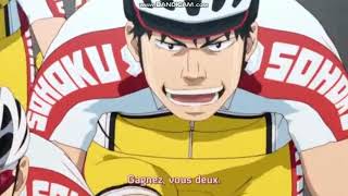 Makshima Yusuke vs Toudou Jinpachi sprint Yowamushi pedal the movie [upl. by Ambrosi964]