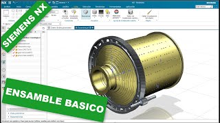 Siemens NX  Ensamble básico [upl. by Notyal852]