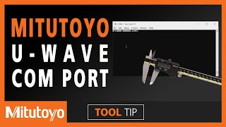 UWave Receiver Communication Port  Mitutoyo Tool Tip [upl. by Vivi]