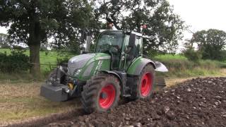 Fendt 516 Vario w Lemken Juwel 7 Plough  Farmers Guardian On Test [upl. by Atirma]