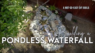 Building a Pondless Waterfall on Flat Land [upl. by Yllim342]